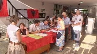 Elezioni parlamentari in Albania [upl. by Ekard]