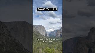 Day 35 Yosemite 1 yosemite yosemitenationalpark [upl. by Nosak]