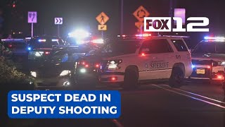 Shooting suspect dead after being shot by Clackamas County deputy [upl. by Ylro997]