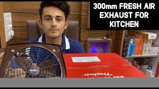 Unboxing amp Test of Khaitan Fresh air Exhaust Fan for Kitchen  Electrical Unboxing [upl. by Ttevi875]