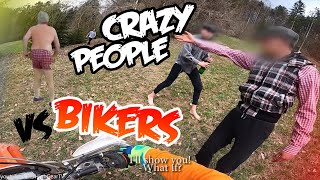 Stupid Angry People Vs Dirt Bikers 2023  Angry Man Attack Biker [upl. by Eve]