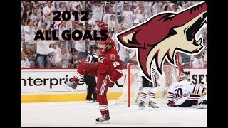 Phoenix Coyotes ALL GOALS 2012 Stanley Cup Playoffs [upl. by Sedinoel175]