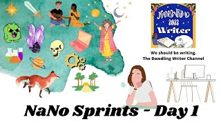 Wednesday Writing Sprints for the first day of NaNoWriMo [upl. by Lorilyn469]