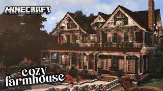 ⋆｡˚ a tour of my minecraft cozy farmhouse minecraft 1122  cocricot  miniaturia [upl. by Ayra]