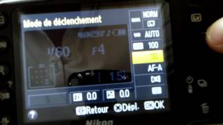 Navigation rapide pour utiliser les options de votre Nikon D3200 [upl. by Elston]