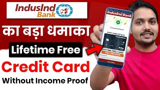 Indusind Bank Credit Card 2024  Lifetime Free  Indusind Bank Credit Card Apply Online [upl. by Eolc]