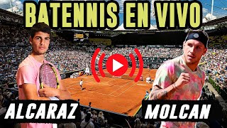 Alcaraz vs Molcan  Hamburgo ATP 500  Reaccionando en vivo [upl. by Becca]