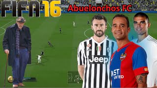 ABUELONCHOS FC  Los 11 Centralonchos del público  FIFA 16 UT Ultimate Team [upl. by Eiramlatsyrk700]