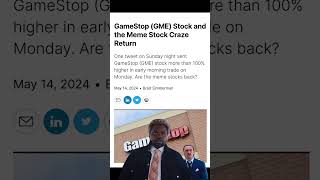 The GameStop Stock Craze is BACK  Get Ready for MORE [upl. by Lune]