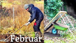 Garten im Februar  wie düngt Martin seinen Garten [upl. by Namolos]