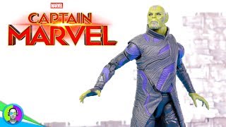 quotTALOSquot Captain Marvel Movie Figure Review  Marvel Legends [upl. by Eibbil]