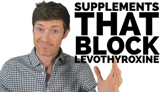 These Supplements Block Thyroid Medication Absorption [upl. by Krm]