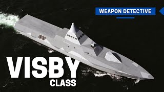 Visby Class Stealth Missile Corvette of Swedish Navy Full Action [upl. by Neitsirhc]