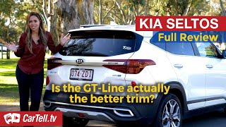 2021 Kia Seltos GT Line review  Australia [upl. by Anirahs]