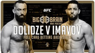 BB MMA 116  UFC Vegas 85 Dolidze vs Imavov  BigSteve  Pepe [upl. by Llamaj746]