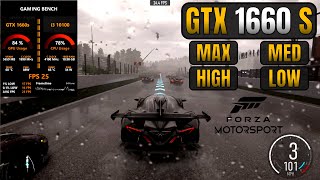 Forza Motorsport On GTX 1660 Super  All Settings  ft i3 10100 [upl. by Shull]