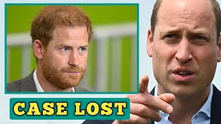 CASE LOST🛑 Prince Harry In agony as William mocks him for losing legal challenge against the Mail [upl. by Nothgierc372]