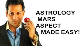 Astrology lesson 5 Astrology aspects made easy What are astrology aspects MARS [upl. by Alvina]