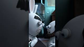 The boss of the Rabbid Gang is not very friendly😰  RABBIDS INVASION shorts [upl. by Windy]