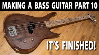 Making A Highline Bass Guitar Part 10 Leveling The Frets [upl. by Mcgraw961]