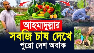 আহমাদুল্লাহ সবজি বাগান দেখে পুরো দেশ অবাক। কিভাবে সম্ভব [upl. by Atiuqiram]