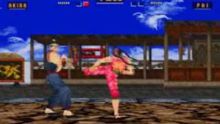 Virtua Fighter 2 Sega Saturn SSF 010 Alpha R2 [upl. by Eleaffar]