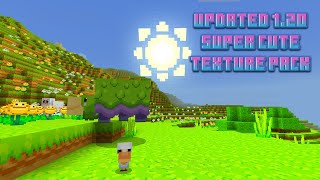 UPDATED 120 Minecraft Super Cute Texture Pack [upl. by Aissela657]