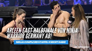 Arleen Schüßler sagt Halbfinale von Ninja Warrior Germany ab [upl. by Dronel]