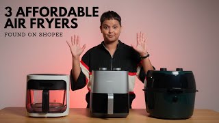 Shopee Review  The Top 3 Air Fryers You Should Consider today [upl. by Mullane]