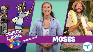 Church at Home  Disabilities  Moses Lesson 1 [upl. by Lipson]