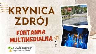 Fontanna multimedialna  Krynica Zdrój [upl. by Htiel635]