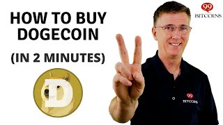 How to Buy Dogecoin in 2 minutes 2024 Updated [upl. by Nimajaneb996]