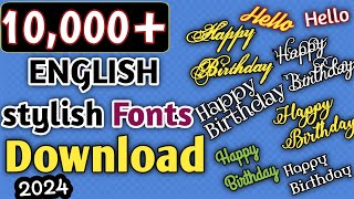 How to download english stylish font [upl. by Hermon]