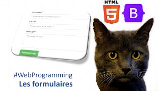 Les formulaires HTML avec bootstrap 5 en 20 min  Programmation web 4 [upl. by Hteboj]