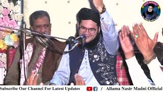 Allama Nasir Madni Pak Patan Kalyana Main Tarikhi Bayan Awam Be Kabu  Nasir Madni 2023 [upl. by Letnom]