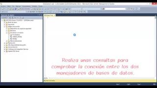 Conector de dos gestores de bases de datos SQL Server con MySQL [upl. by Tinaret563]