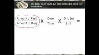 Medical Math Paramedic Drug Calculation [upl. by Oinotnanauj779]