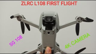 ZLRC L108SG108 DRONE FIRST FLIGHT CAMERA TEST [upl. by Duax]