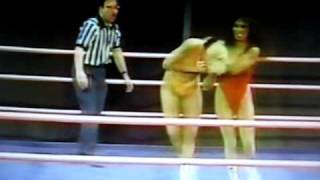 GLOW Gorgeous Ladies of Wrestling S2  California Doll vs Spanish Red 2nd Season Match [upl. by Mcgraw890]