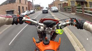 KTM 125 Exc SM  GoPro Hero 2 HD [upl. by Leboff]