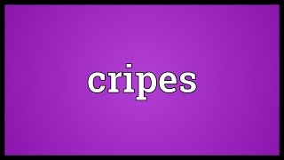 Cripes Meaning [upl. by Chickie]