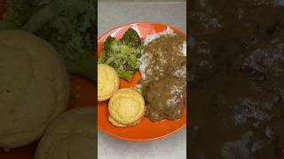 Salisbury Steak Recipe  shorts viral delicious food [upl. by Erick]