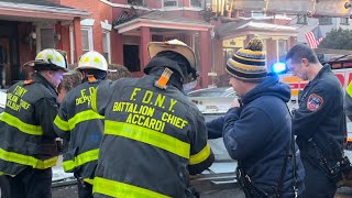 FDNY Bronx 2nd Alarm Box 4767 Fire was on the 2nd amp 3rd Floor Heavy Clutter Conditions [upl. by Eikcir]