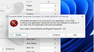 HOW I FIXED X360CE UNHANDLED EXCEPTION HAS OCCURRED IN YOUR APPLICATION [upl. by Sneed]