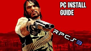 How to Play Red Dead Redemption on PC  RDR 1 RPCS3 Download and Installation [upl. by Labana]