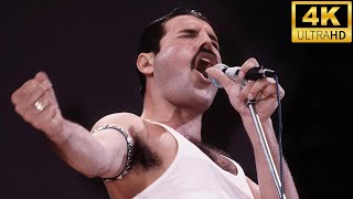 QUEEN  Bohemian Rhapsody Live Aid 1985 4K Enhanced [upl. by Dasa]