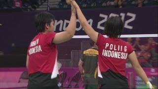 INA v RSA  Womens Doubles Badminton Group C Full Match  London 2012 Olympics [upl. by Anaes814]