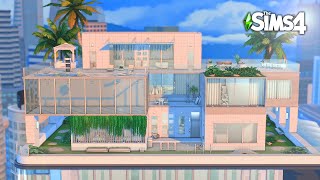 🌴 모던 정글 펜트하우스｜심즈4 건축｜Modern Jungle Penthouse｜Sims 4 Speed Build｜NO CC [upl. by Puduns]