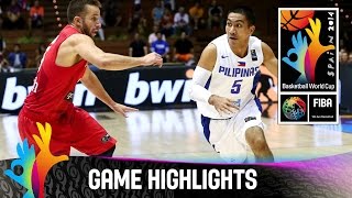 Philippines v Puerto Rico  Game Highlights  Group B  2014 FIBA Basketball World Cup [upl. by Volpe]