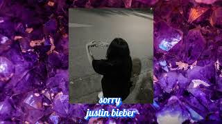 Sorry  justin bieber Sped up [upl. by Sion168]